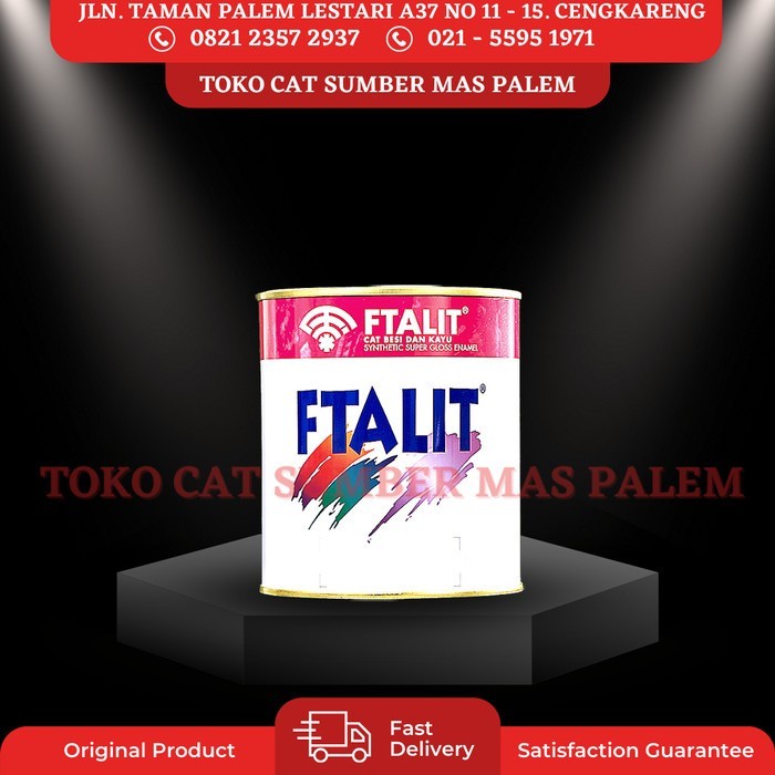 CAT FTALIT HITAM DOFF 544 / PUTIH DOFF 559 UKURAN 5 KG - CAT MINYAK / CAT KAYU BESI