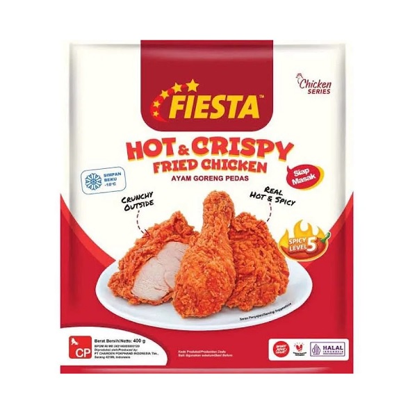 

FIESTA HOT & CRISPY FRIED CHICKEN LV5 400 GR