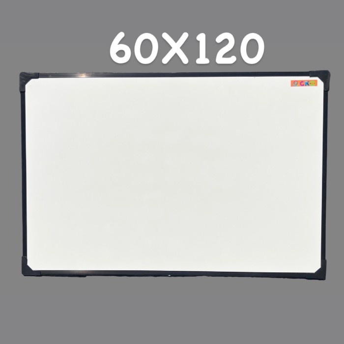 

DISKON SUPER WHITEBOARD/PAPAN TULIS PREMIUM CKO UKURAN 60X120 PACKING AMAN