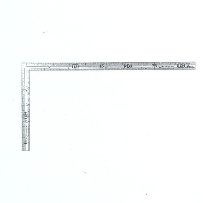 

TERBARU PENGGARIS SIKU TUKANG 30X15 CM 12017 SHINWA STAINLESS STEEL SQUARE COD