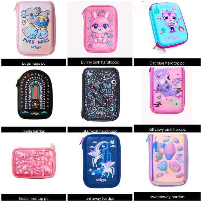 

KUYY SMIGGLE PENCIL CASE/ UNI AWAY, GAME AWAY, CINDERLELLA/ TEMPAT PENSIL COD