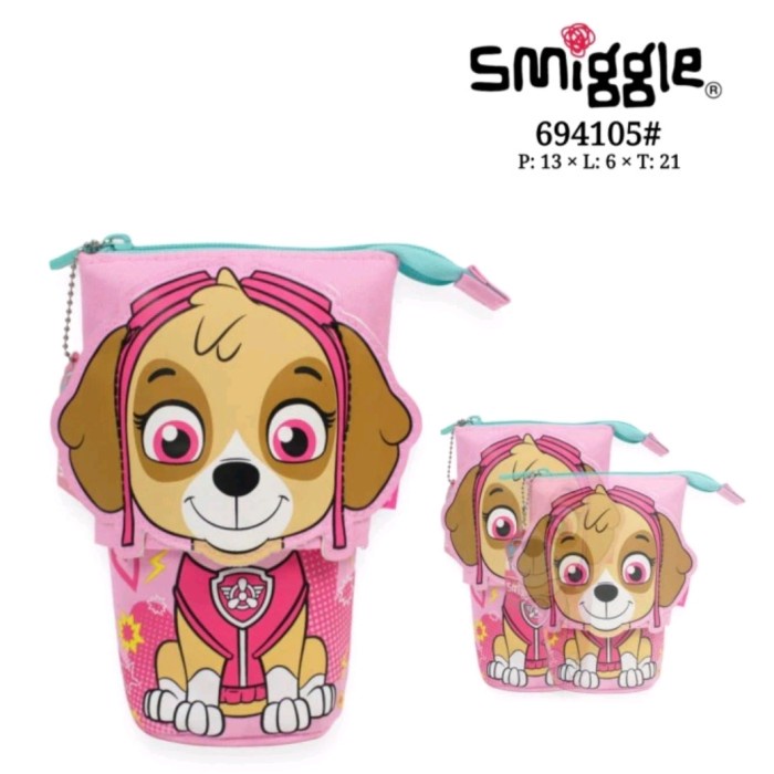 

READY SMIGGLE PENCIL CASE PAW PATROL SKYE/ TEMPAT PENSIL ANAK/KADO PACKING AMAN