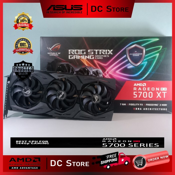 HARGA DISC - VGA Asus ROG Strix AMD Radeon RX 5700 XT 8GB GDDR6