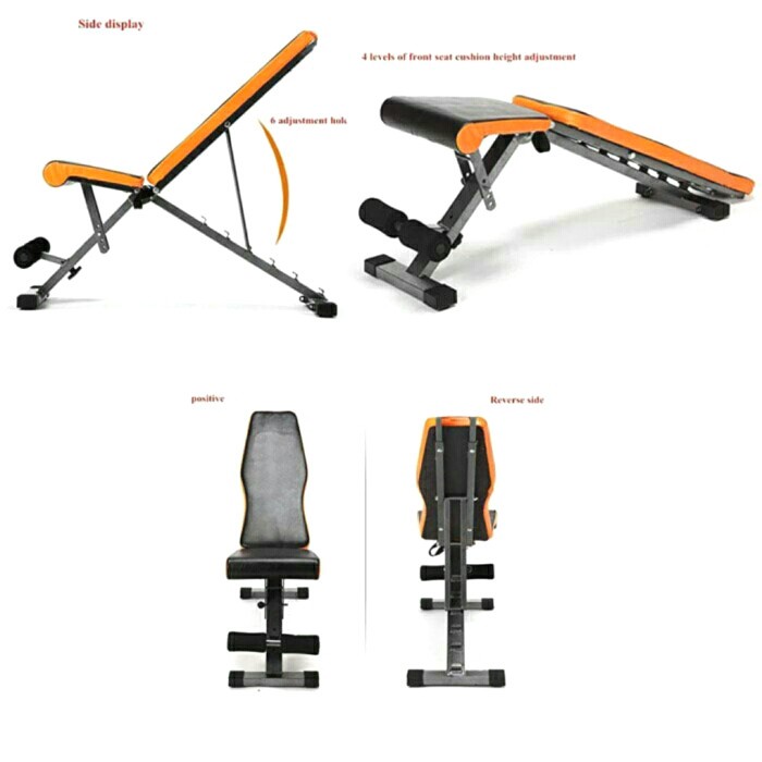 Nazar Adjustable Ben Press/Bangku Kursi Fitness/Sit Up Gym