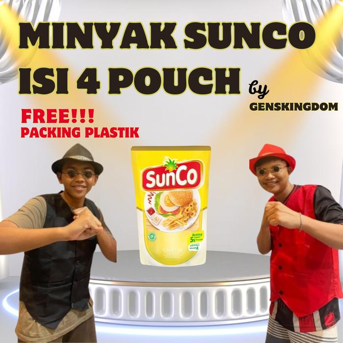 

terbaru !!! [exclusive toko makmur x genskingdom payday] - minyak sunco isi 4 pouch minyak kelapa