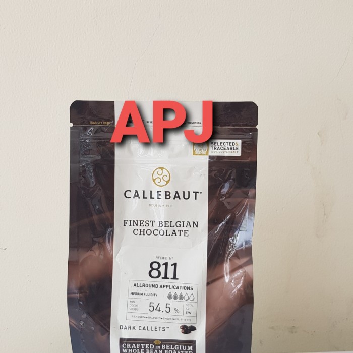 

CALLEBAUT DARK CHOCOLATE 811 500GRAM KODE 1437