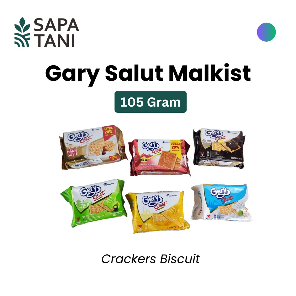 

Gery Salut Malkist 105 gram Sapatani Biskuit Renyah, Gurih, dan Nikmat