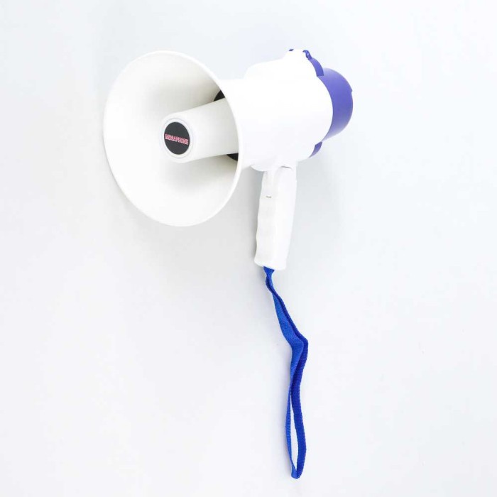 Penguat Suara Megaphone Speaker TOA Portable Plus Perekam USB Charger