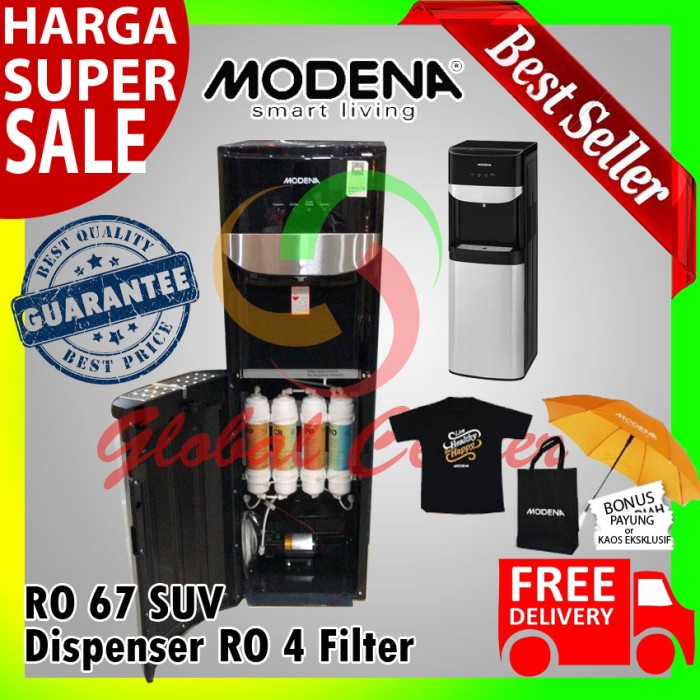 Water Purifier Dispenser Ro Modena Ro 67 Suv Garansi Resmi
