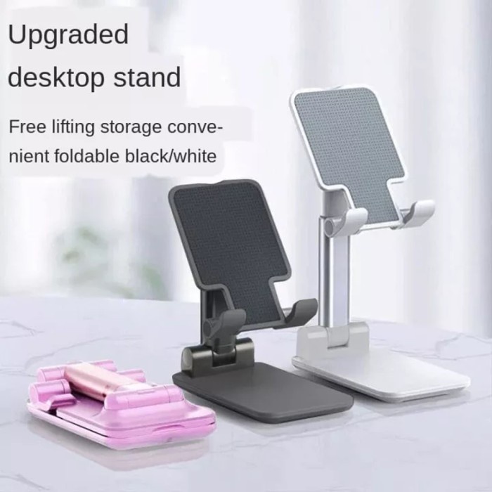NEW [Checkout Rp1000] HOLDER FOLDING DEKSTOP TELESCOPIC L305 / STAND HP / TABLET Gudang Aksesoris