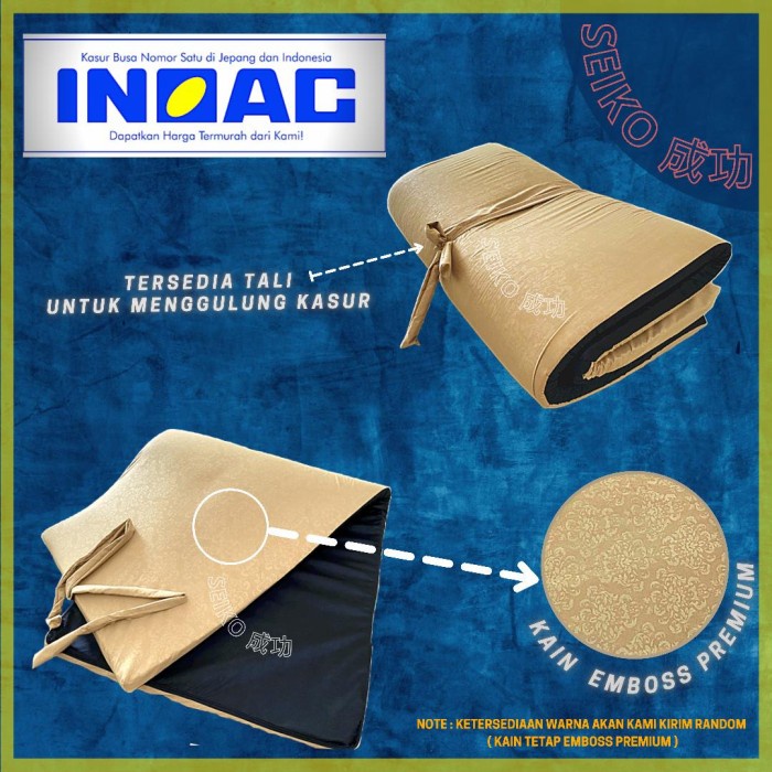 Kasur Lantai Inoac Japan Lipat Ukuran 90x200x5cm