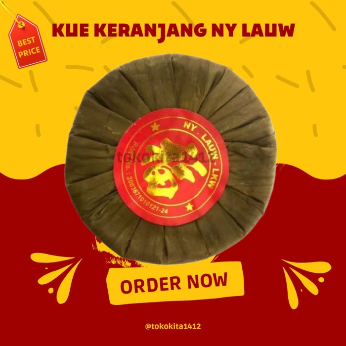 

KUE KERANJANG KUE CINA NY LAUW DAUN KHAS TANGERANG - HALAL KODE 336
