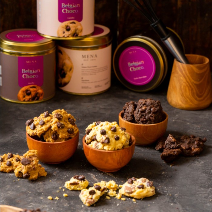 

MENA COOKIES BELGIAN CHOCO - DARK CHOCOLATE KODE 36