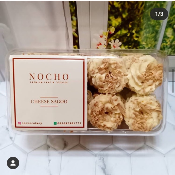 

SAGOO KEJU EDAM NOCHO CAKERY (KUE KERING HOMEMADE) KODE 266