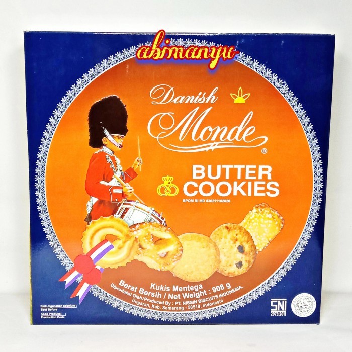 

MONDE BUTTER COOKIES KALENG 908 GRAM KODE 1387