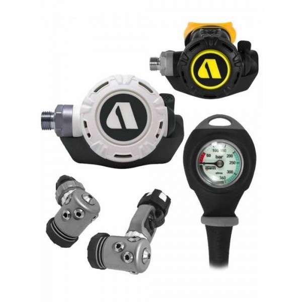 APEKS XL4 Regulator + XL4 Octopus + Gauge