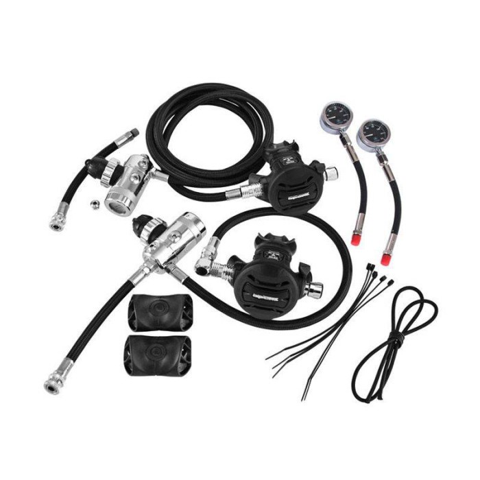 PROMO APEKS DST XTX 50 Sidemount Regulator Kit Set
