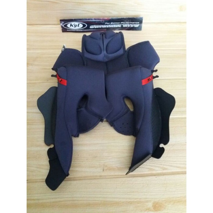 Busa Helm Kyt Nfr/ Nx Race - Full Set Original - Cheekpad - Crownpad