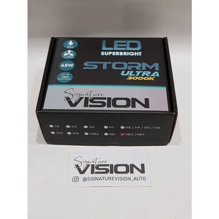 Sv Led Storm Ultra 3000K Lampu Kabut Foglamp Mobil H3 H27 880 881