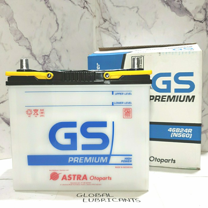 Aki/ Baterai Mobil Gs Premium Astra Otoparts Ns60 (46B24R)