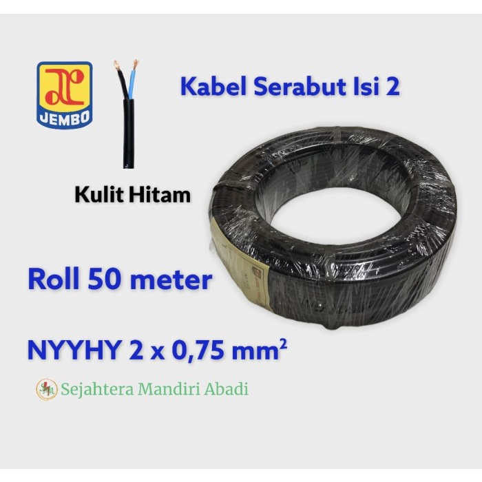Kabel NYYHY 2x0,75 Jembo @50m