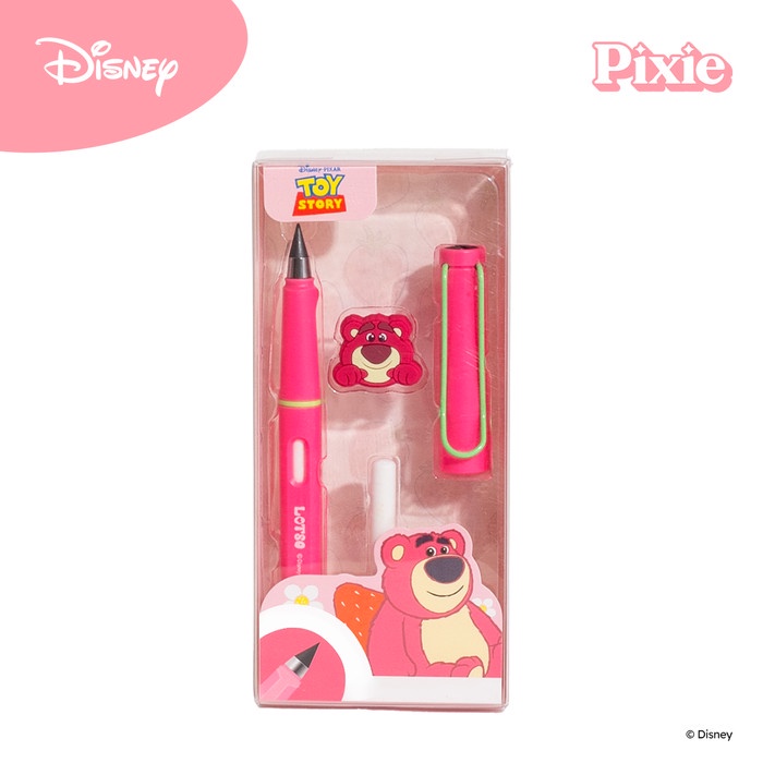

SPECIAL PIXIE X DISNEY Pencil Set Lotso Edition Original Disney Premium Pensil Hitam Eternal Pensil