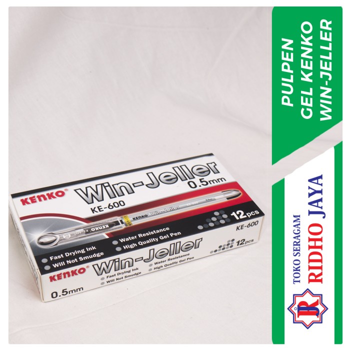 

LIMITED EDITION Pulpen Gel Win-Jeller 0,5 Kenko KE-600, Pulpen Sekolah, Pulpen kerja