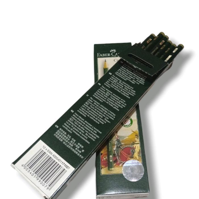 

TERUJI pensil 2B Faber castell 1pack isi 12pcs original untuk ujian Stationery Sekolah Kantor