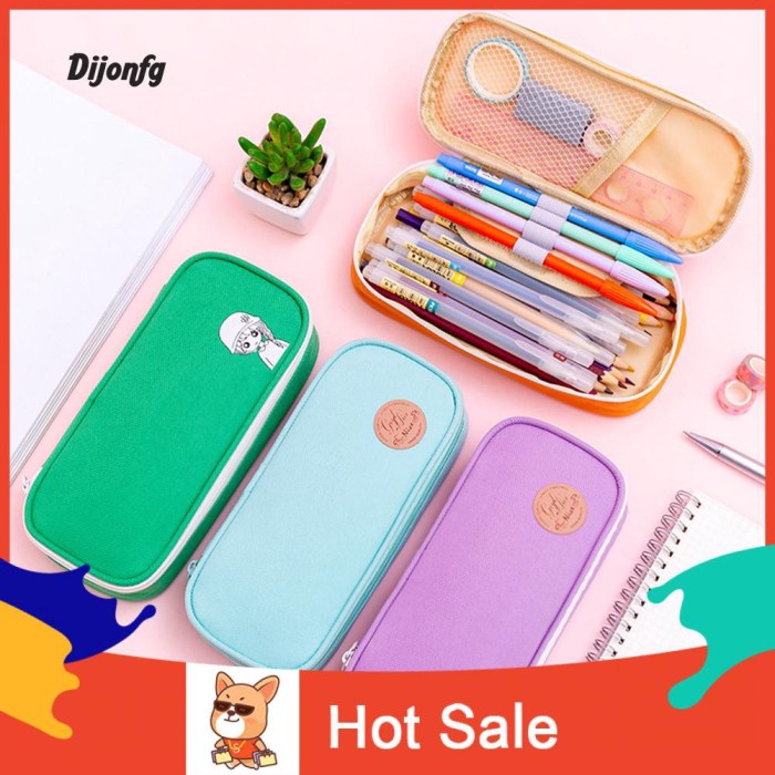 

SALE Tempat Pensil Kapasitas Besar Bahan Kain Oxford untuk Sekolah