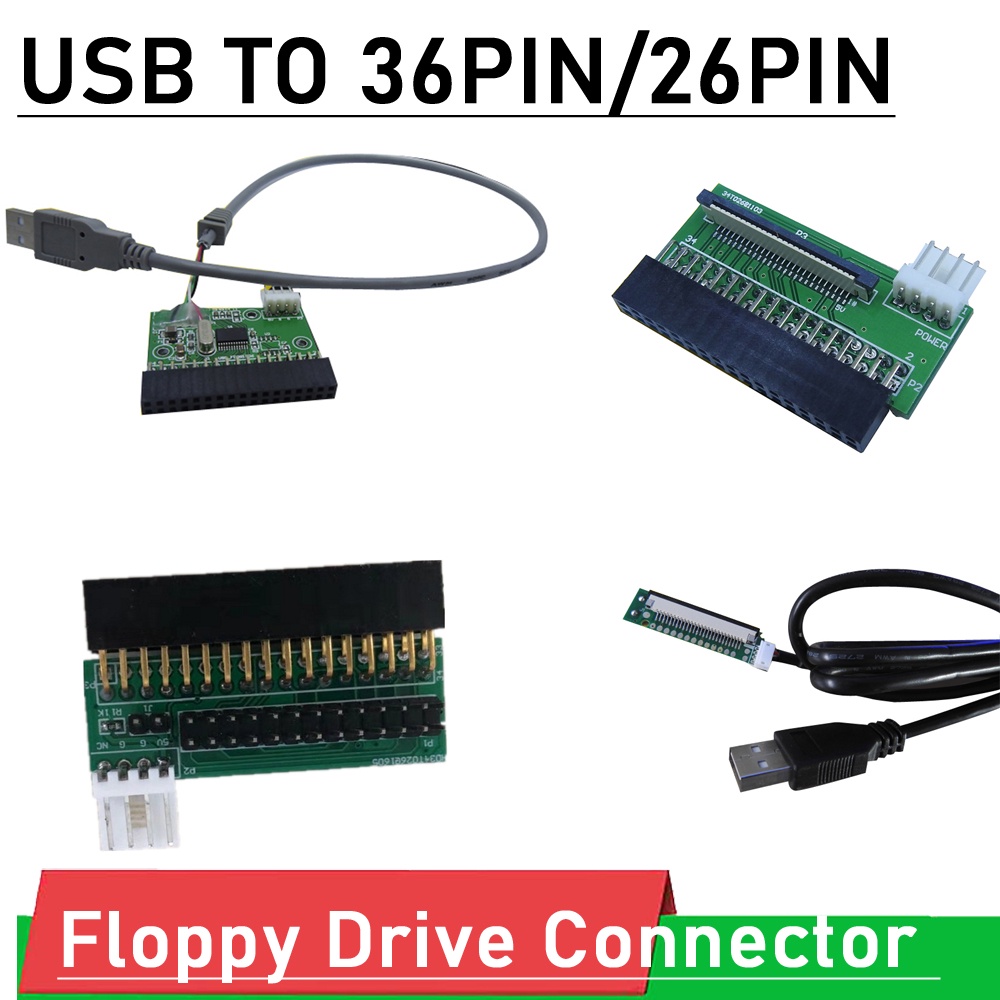 LIM USB TO 34P 26P 1.44MB 3.5" Floppy Drive Connector CABLE Adapter 34PIN TO 26 PIN USB TO FLOPPY U 