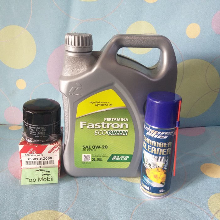 Paket Oli Fastron Eco 0W-20 Agya Calya Sigra Avanza Xenia Luxio 3