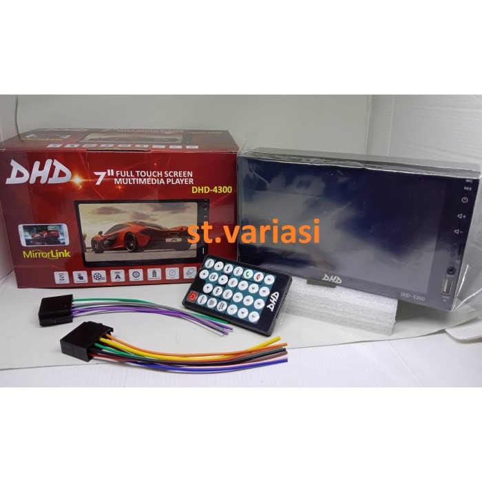 Head Unit Double Din Dhd 4300 Mobil X-Over