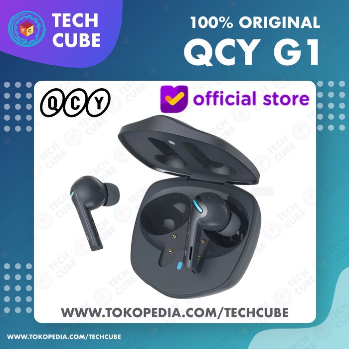 Qcy G1 Tws Gaming Wireless Earphone Headset Earbuds Bluetooth Alt T13