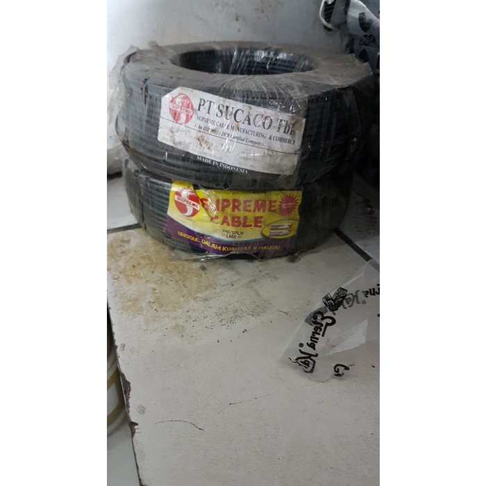 ] Kabel Listrik Supreme NYA Kabel Tunggal 6mm 6 mm 1 rol = 100 mtr