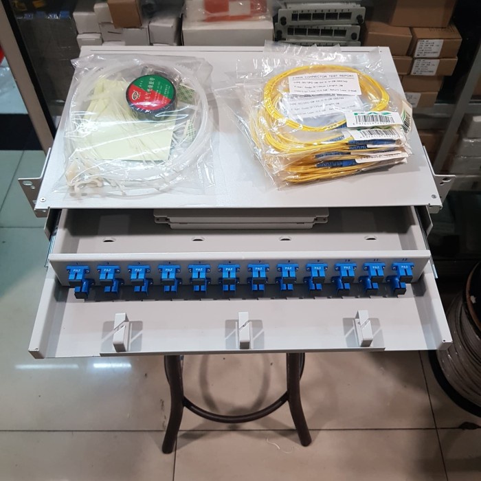 OTB 24 core PAZ / Optical Terminal Box / ODF rack 24 core merek PAZ