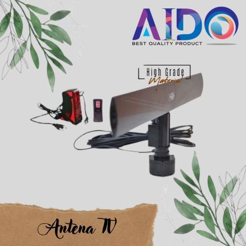Promo Terbatas Antena Parabola Tv Mini Outdoor / Antena Tv Remote + Booster / Antena Tv Digital