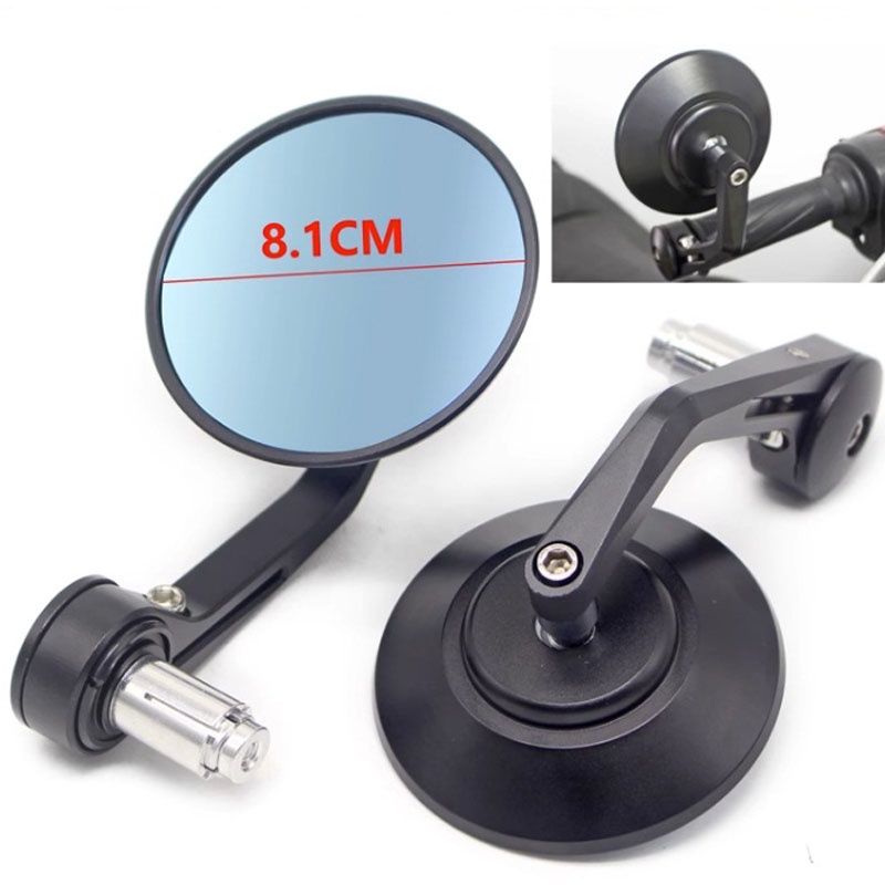 PRF 7/8'' 22MM Motorcycle Mirror End Bar Mirrors Motorbike Accessories For YAMAHA MT-07 MT-09 MT07 M