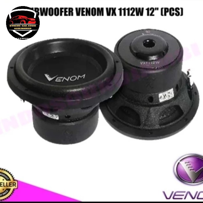 Venom Subwoofer Vx 1112W 12Inch Double Voice Coil Terbaik