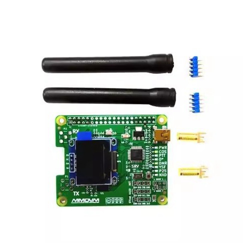 PRF MMDVM motherboard Raspberry Pi hotspot board Duplex with screen antenna