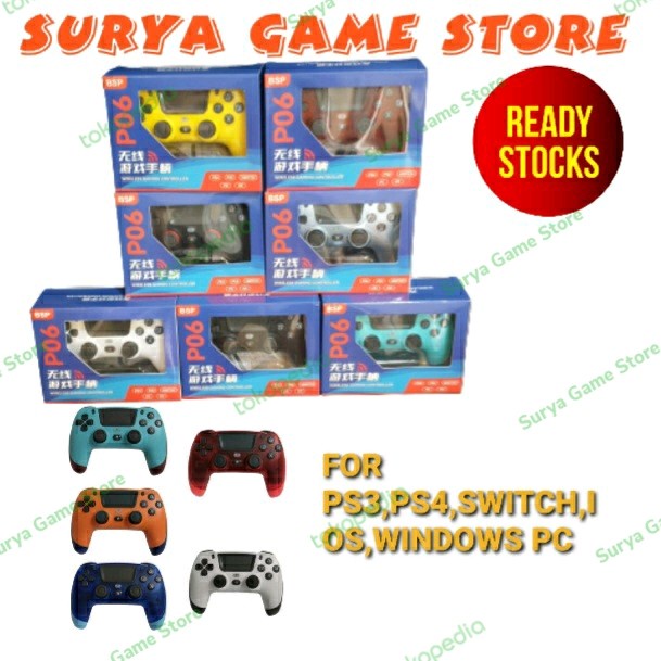 Bsp P06 Stick Wireless Controller For Ps3,Ps4,Windows Pc,Ios,Android