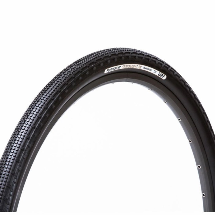 Ban Sepeda Panaracer Gravelking Sk 700X28 Gravel Road 700X28C Black