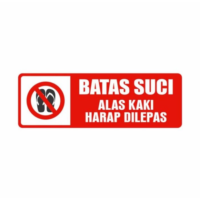 TERLARIS Plang Nama Batas Suci Masjid Musholla Alumunium ini Plat