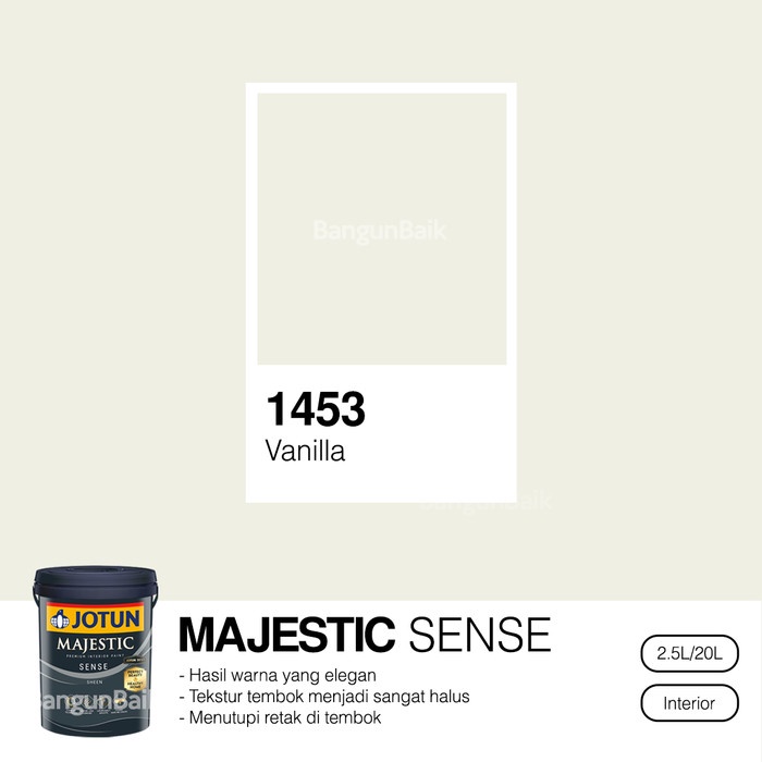 Jotun Majestic Sense 1624 Skylight / Cat Tembok Premium