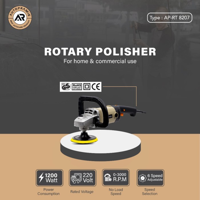 PROMO Mesin Poles Rotary / Polisher Rotary Autopramie / Mesin Poles Mobil