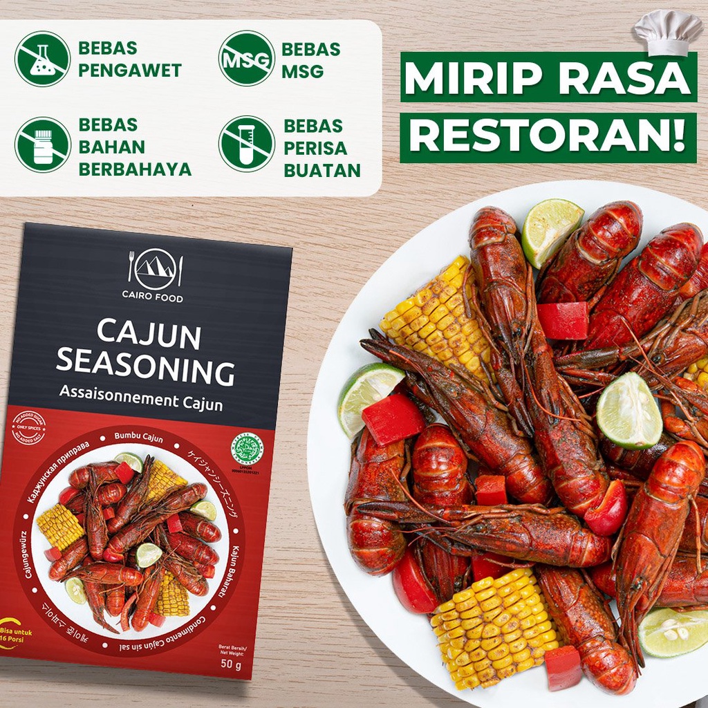 

Bumbu Cajun Premium Untuk Profesional - Cairo Food