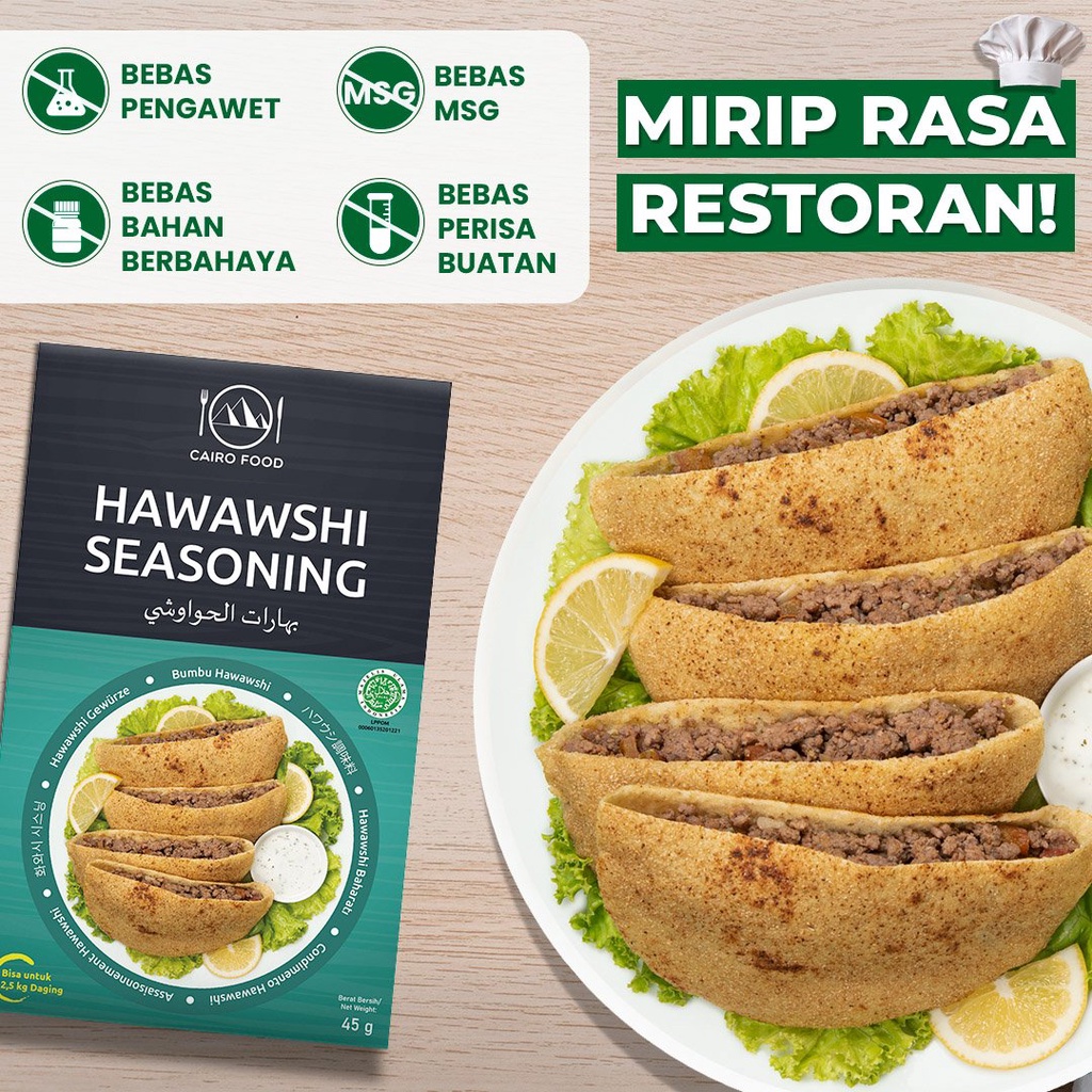 

Bumbu Hawawshi Premium Untuk Profesional - Cairo Food