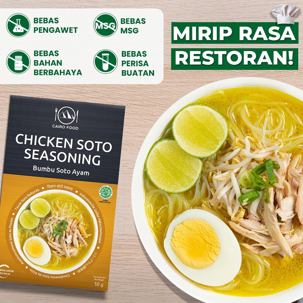 

Bumbu Soto Ayam Premium Untuk Profesional - Cairo Food