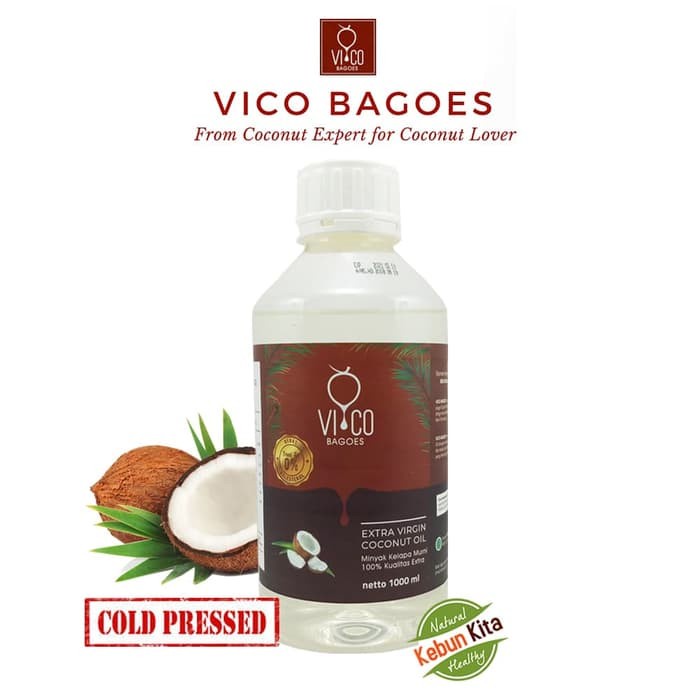 

TERLARIS Vico Bagoes Virgin Coconut Oil 1 Liter (Minyak Kelapa Murni)