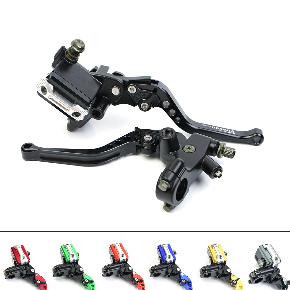 FBR Moto Brake Clutch Lever 22mm Motorbike Pump Resevoir DOT for MSX125 DRZ400SM SUZUKI GSR400 BWS12
