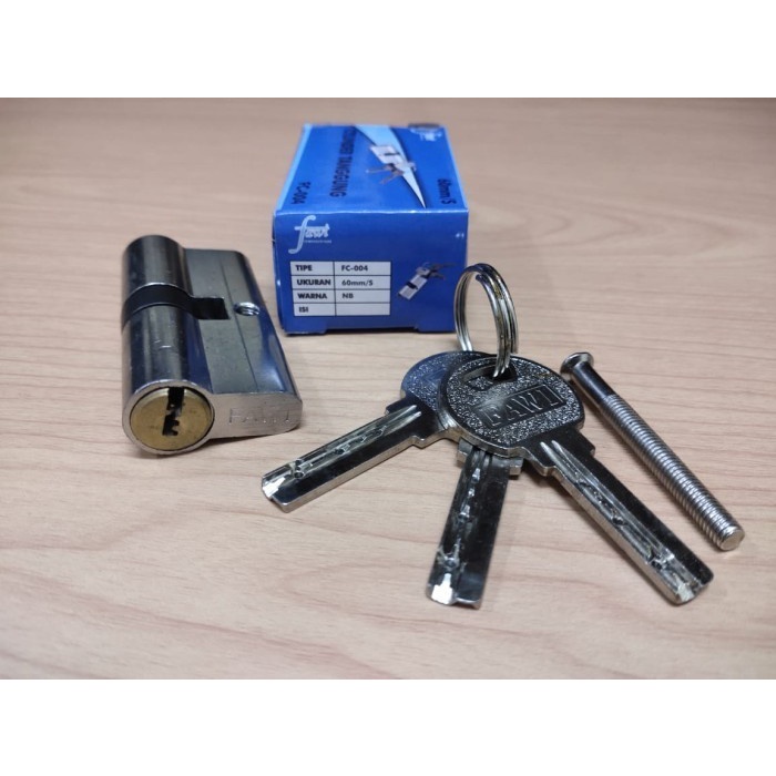 SILINDER KUNCI KECIL FAWI 60MM/ KUNCI SILINDER CYLINDER KUNCI PINTU